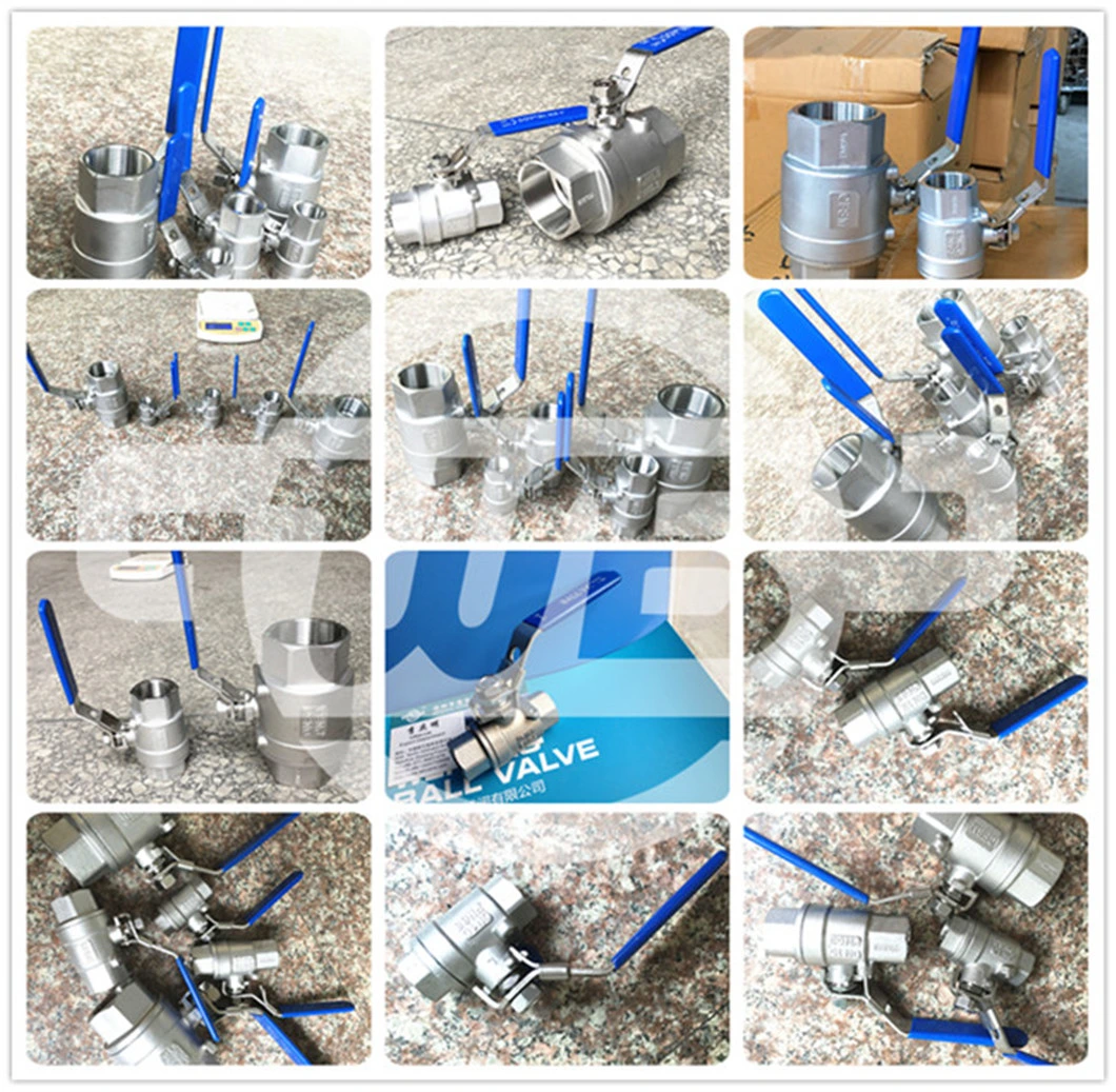 Pn63 Stainless Steel Floating Thread 2PC Ball Valve